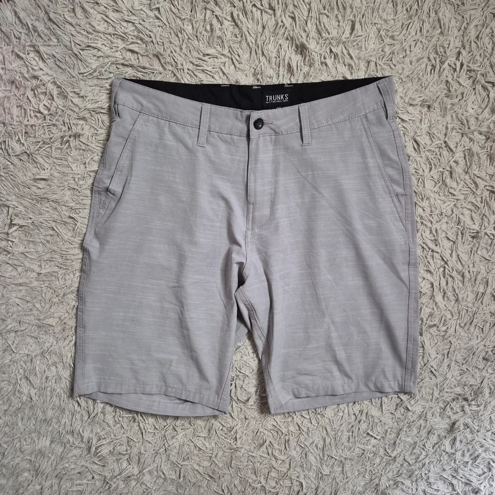 Mens Trunks Shorts Multi Functional Short Size 30 Light Grey Outdoor Swim Beach